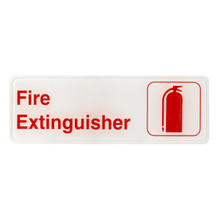 Alpine Fire Extinguisher Sign, 3 in. x 9 in.
