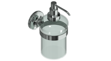 Valsan 69384UB Olympia Unlacquered Brass Liquid Soap Dispenser, 8 oz