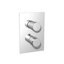 Isenberg 100.4101CP 3/4" Thermostatic Shower Valve With Volume Control & Trim - Polished Chrome