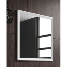Lucena Bath 2530 24 Inch W x 32 Inch H White Decor Mirror With White Frame