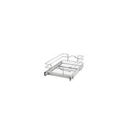 Rev-A-Shelf 5WB1-1218CR-1 12 in x 18 in Single Pull-Out Basket - Chrome