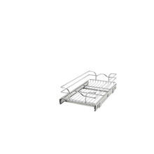 Rev-A-Shelf 5WB1-1222CR-1 12 in x 22 in Single Pull-Out Basket - Chrome