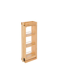 Rev-A-Shelf 432-WFBBSC30-6C 6 in. W x 30 in. H Pull-Out Between Cabinet Wall Filler w/Soft-Close - Natural