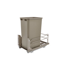 Rev-A-Shelf 53WC-1550SCDM-112 50 Qrt Pull-Out Waste Container Soft-Close - Champagne
