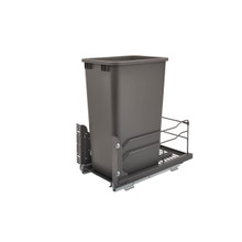 Rev-A-Shelf 53WC-1550SCDM-113 50 Qrt Pull-Out Waste Container Soft-Close - Gray