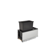 Rev-A-Shelf 5LB-1230SSBL-118 30 Qrt LEGRABOX Pull-Out Waste Container w/Soft-Close - Black