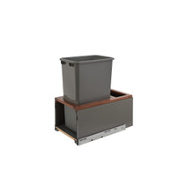 Rev-A-Shelf 5LB-1550OGWN-113 50 Qrt LEGRABOX Pull-Out Waste Container w/Soft-Close - Gray