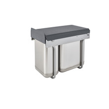 Rev-A-Shelf 8-785-30-2SS Pull-Out Under-Sink Waste Containers - Stainless