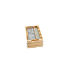 Rev-A-Shelf 4VDOT-343FLSC-1 15 in Vanity Tiered Drawer w/Soft-Close & Full Access - Natural