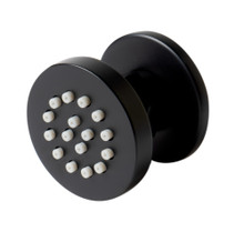 ALFI Black Matte 2" Round Adjustable Shower Body Spray