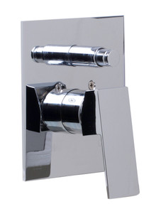 ALFI AB5601-PC Polished Chrome Shower Valve Mixer with Square Lever Handle and Diverter