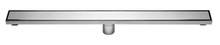 ALFI ABLD32B-PSS 32" Modern Polished Stainless Steel Linear Shower Drain with Solid Cover