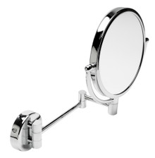 ALFI ABM8WR-PC 8" Round Wall Mounted 5x Magnify Cosmetic Mirror