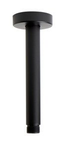ALFI Black Matte 6" Round Ceiling Shower Arm