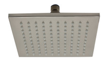 ALFI LED8S-BN Brushed Nickel 8" Square Multi Color LED Rain Shower Head