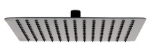 ALFI Matte Black Stainless Steel 12" Square Ultra-Thin Rain Shower Head