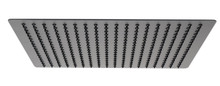 ALFI Matte Black Stainless Steel 16" Square Ultra-Thin Rain Shower Head