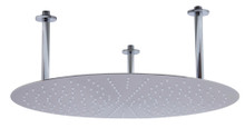ALFI RAIN24R-BSS 24" Round Brushed Solid Stainless Steel Ultra Thin Rain Shower Head