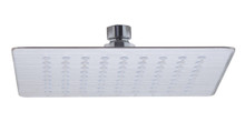 ALFI RAIN8S-BSS Solid Brushed Stainless Steel 8" Square Ultra Thin Rain Shower Head
