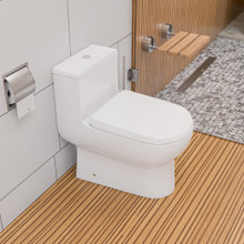 EAGO TB351 Dual Flush One Piece Eco-Friendly High Efficiency Low Flush Ceramic Toilet