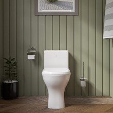 EAGO TB353 Dual Flush One Piece Eco-Friendly High Efficiency Low Flush Ceramic Toilet