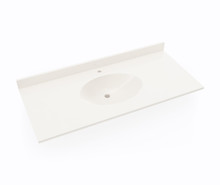 Swanstone CH1B2249 22 1/2" x 49" Single Bowl Vanity Sink & Counter Top - Bisque