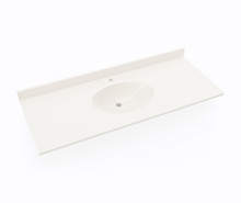 Swanstone CH1B2255 22 1/2" x 55" Single Bowl Vanity Sink & Counter Top - Bisque