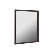 Foremost 24" X 30" Aluminum Framed Vanity Mirror w Pre-attached Mounting Hooks - Oil Rubbed Bronze