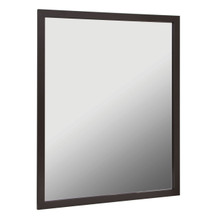 Foremost 30" X 36" Aluminum Framed Vanity Mirror w Pre-attached Mounting Hooks - Oil Rubbed Bronze