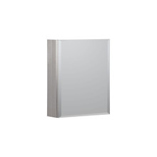 Foremost MMC1620-BN Metal Medicine Cabinet 16" X 20" Beveled Mirror, Brushed Nickel