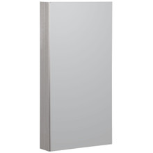 Foremost MMC1536-BN Metal Medicine Cabinet 15" X 36" Flat Mirror, Brushed Nickel