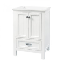 Foremost BAWV2422D Brantley 24" Vanity Cabinet without Top - White