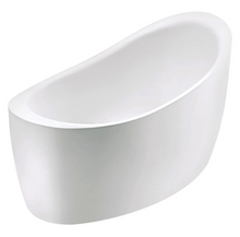 Kingston Brass VTOV512730S  Aqua Eden  51 Inch Acrylic Freestanding Tub with Seat and Drain, Glossy White