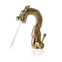 Maison De Philip DR-1H-GD Polished Gold Single Handle Dragon Lavatory Faucet