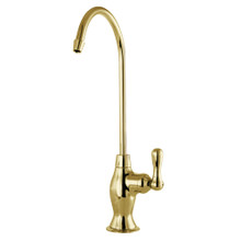 Kingston Brass KSAG3192AL Restoration Reverse Osmosis System Filtration Water Air Gap Faucet, Polished Brass