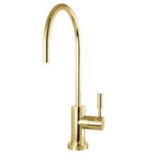 Kingston Brass KSAG8192DL Concord Reverse Osmosis System Filtration Water Air Gap Faucet, Polished Brass