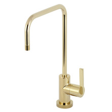 Kingston Brass KS6192CTL Continental Single Handle Water Filtration Faucet, Polished Brass