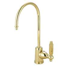 Kingston Brass KS7192GL Georgian Single Handle Water Filtration Faucet, Polished Brass