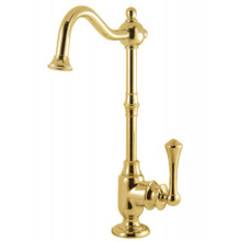 Kingston Brass KS7392BL Vintage Cold Water Filtration Faucet, Polished Brass