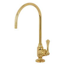 Kingston Brass KS5192BL Vintage Single Handle Water Filtration Faucet, Polished Brass