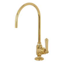 Kingston Brass KS5192NML Magellan Single Handle Water Filtration Faucet, Polished Brass