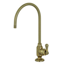 Kingston Brass KS5193AL Royale Single Handle Water Filtration Faucet, Antique Brass