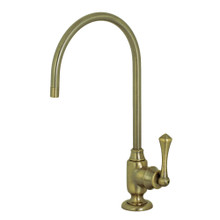 Kingston Brass KS5193BL Vintage Single Handle Water Filtration Faucet, Antique Brass
