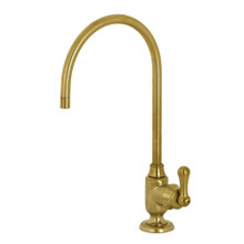 Kingston Brass KS5197AL Royale Single Handle Water Filtration Faucet, Brushed Brass