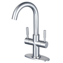 Kingston Brass LS8551DL Concord Two-Handle Bar Faucet, Polished Chrome