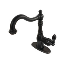 Kingston Brass Gourmetier GSY7735ACL Single Handle Kitchen Faucet, Oil Rubbed Bronze