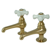 Kingston Brass  CC9L2 Vintage Basin Tap Faucet, Polished Brass
