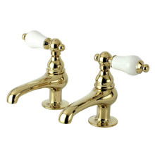 Kingston Brass  CC5L2 Basin Faucet (1)CCPL2CSC (1)CCPL2CSH, Polished Brass