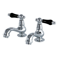 Kingston Brass  KS1101PKL Basin Tap Faucet with Cross Handle, CP