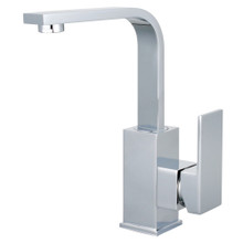 Kingston Brass Fauceture   LS8461CL Claremont Single Handle Bathroom Faucet with Push Pop-Up, Polished Chrome